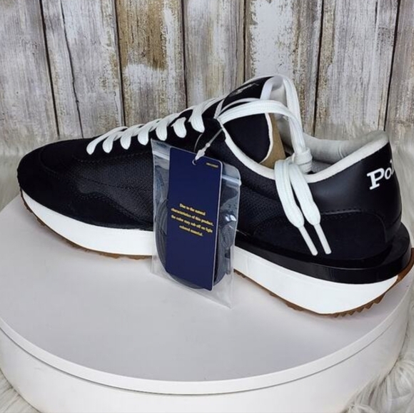 Polo Ralph Lauren Train 89 Suede-Paneled Sneakers US Mens Size 9 NIB - Picture 8 of 10